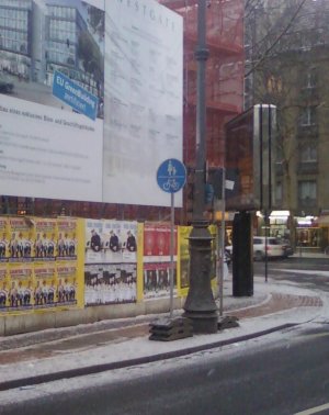 Radweg am Rudolfplatz - nachher